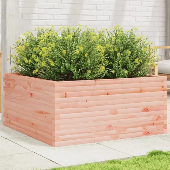 Plantekasse i massivt douglasgran 100x100x46 cm