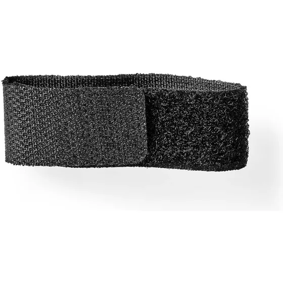 Nedis Velcro kabelbindere 175 x 20 mm — 6 stk, sort