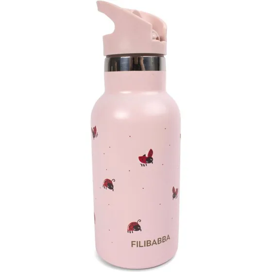 Filibabba Termoflaske 350 ml - Rustfrit stål, Lucky (rosa)