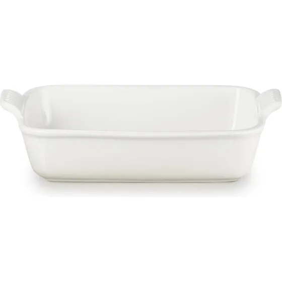 Le Creuset Heritage ovnfast stentøjsfad 32,7x20,3 cm (Meringue)
