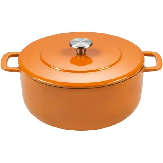 Combekk Sous-Chef støbejernsgryde 24 cm - orange