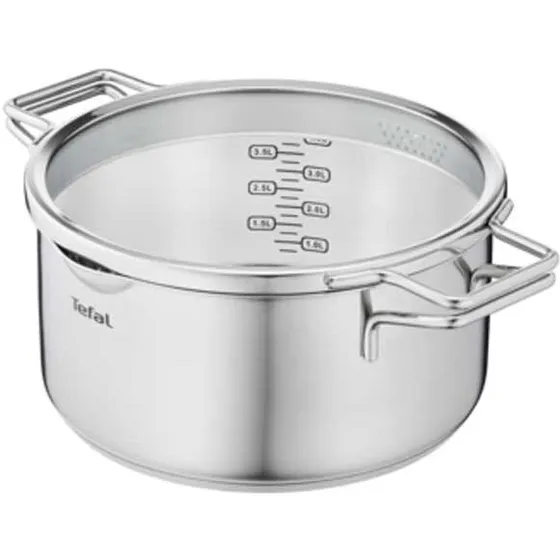 Tefal Nordica gryde 4,8 L (Ø24 cm) med glaslåg