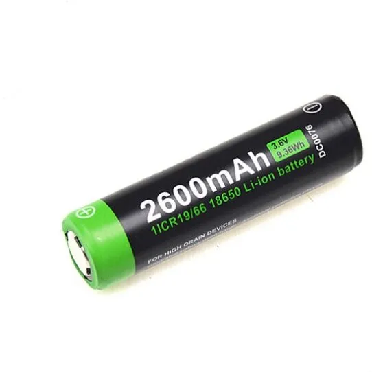 NexTorch 18650 Li-Ion 2600 mAh 3,7 V genopladeligt batteri
