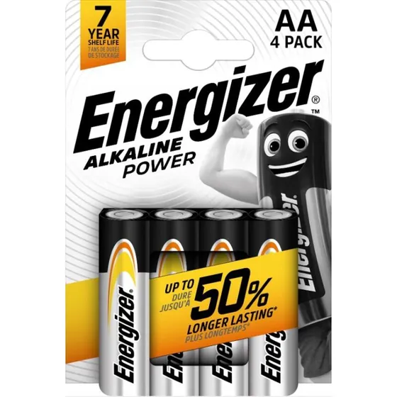 Energizer Alkaline Power AA E91 4-pack (1,5V, 3500mAh)