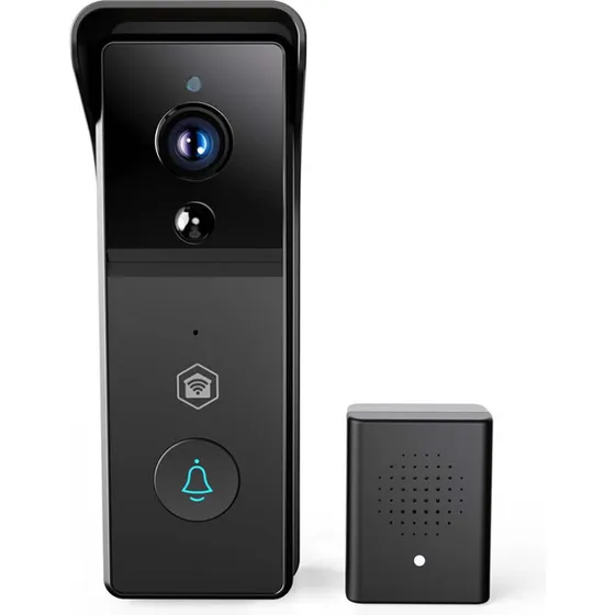 Nedis SmartLife Video Dørtelefon – Batteri 3MP 1296p, Sort