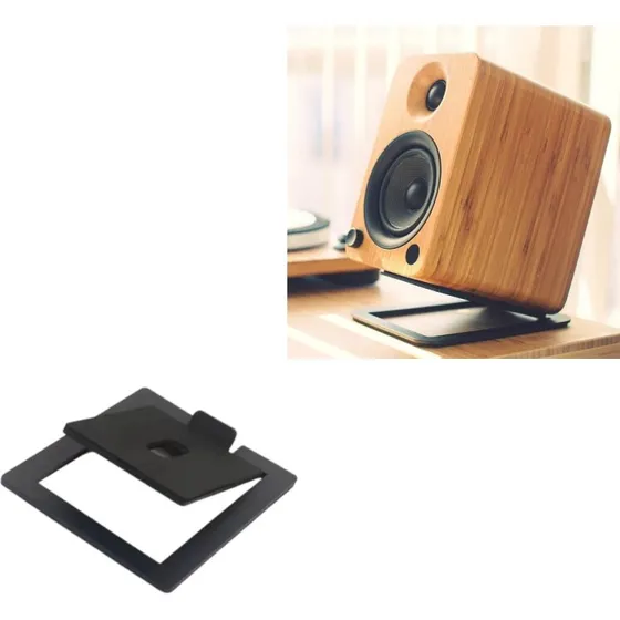 INF Højttalerstativ 16° vippet metal med EVA-dæmpning