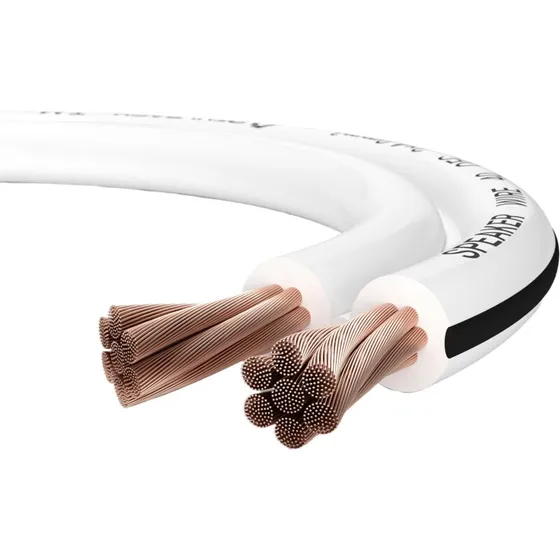 Universal OFC højttalerkabel – mini spole, op til 400W pr. kanal