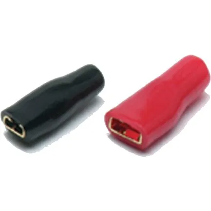 Caliber højttalerstik til 4 mm² kabel (4,8/6,3 mm spade)