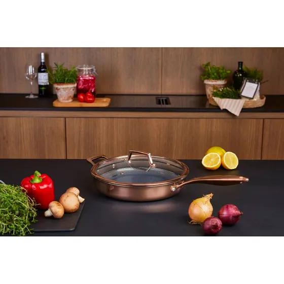 Hâws Santo Sauté pande 28 cm Rose Gold med låg