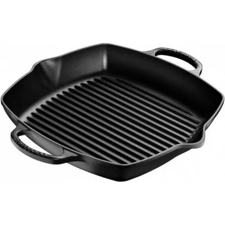 Le Creuset Dyb kvadratisk grillpande 30x30 cm Mat Sort