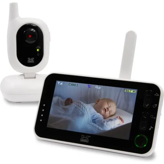 Padwico V8 video babyalarm – genopladeligt batteri