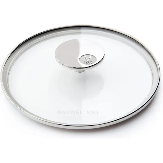 Mauviel M'360 glaslåg Ø20 cm (klar/stål)