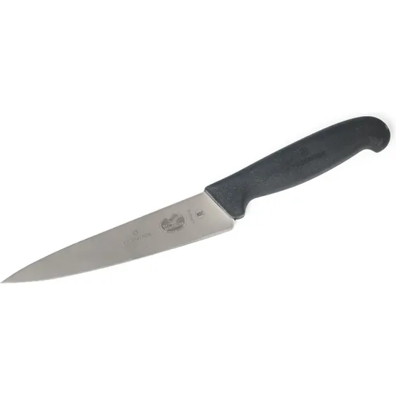 Victorinox Wide Blade kokkekniv 15 cm, sort Fibrox