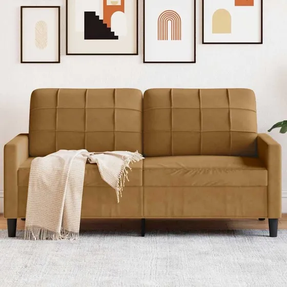 2-personers fljlssofa 140 cm, brun