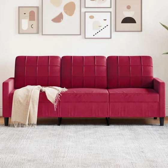 3-personers fljlssofa 180 cm  vinrd