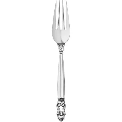 Georg Jensen Sterling Konge Spisegaffel No. 012, 18,9 cm