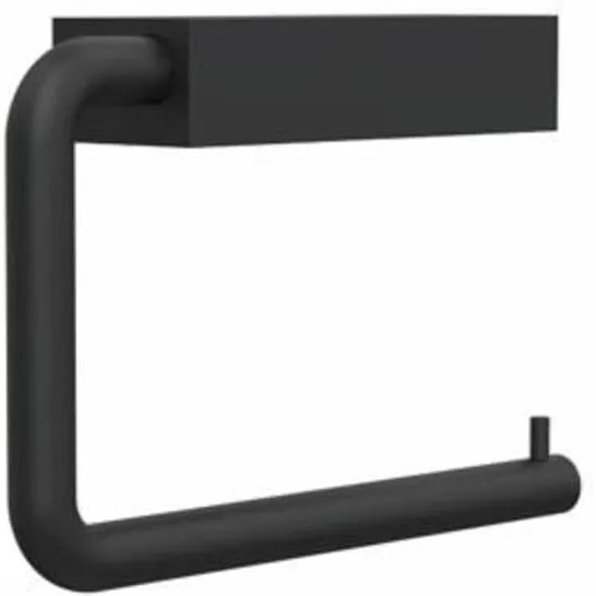 Frost Quadra toiletrulleholder, sort