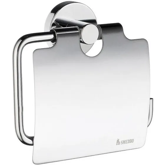 Smedbo Home toiletrulleholder med låg, krom