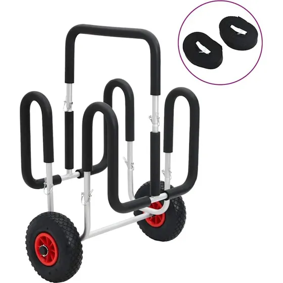 SUP Trolley til 2 SUP'er 90 kg  Aluminium