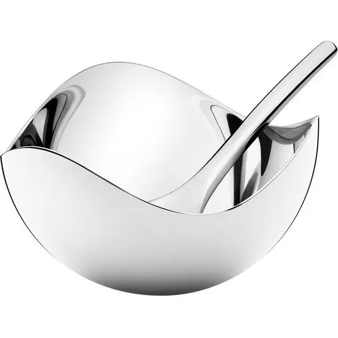 Georg Jensen Bloom saltkar med ske