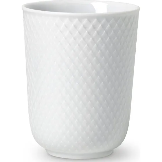 Lyngby Porcelæn Rhombe Krus 33 cl – Terracotta