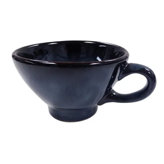 Keramik kop 10,5 cm - blå stentøj