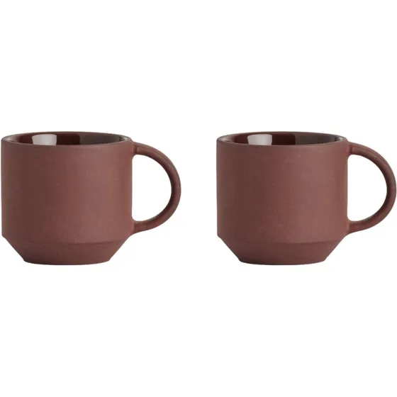 Oyoy Yuka espressokop 2-pak – brun