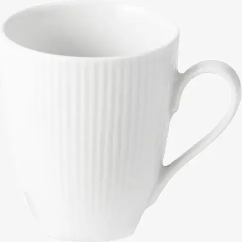 Aida Groovy Krus 30 cl, hvid porcelæn