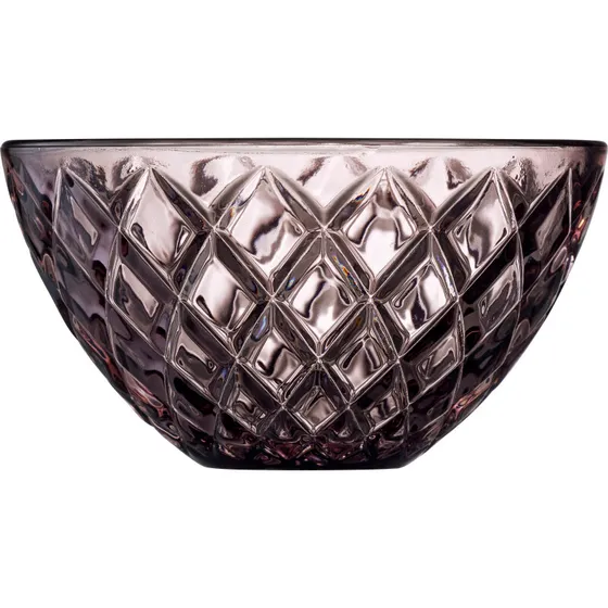 Lyngby Glas Sorrento Skåle 4 stk., Pink Ø12 cm