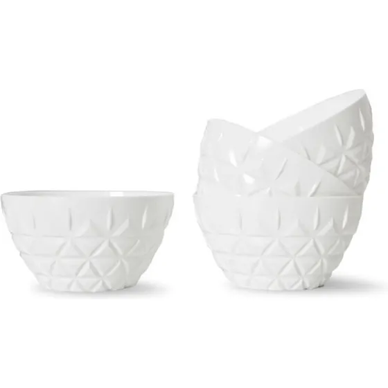 Sagaform Picnic Skål 4-pak, æggeskalshvid