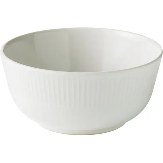 Aida Groovy Porcelæn skål Ø14 cm, hvid