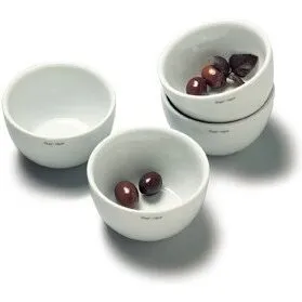 Piet Hein skål i porcelæn 10 cm, hvid