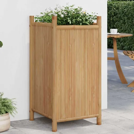 Bambus plantekasse 40x40x80 cm