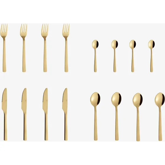 Aida RAW bestiksæt 16 dele – guldfarvet