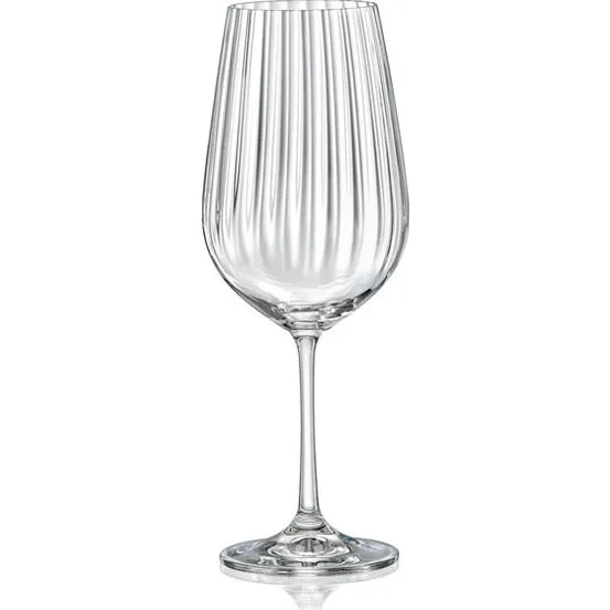 WATERFALL Rødvinsglas 550 ml, 6 stk. – Krystal