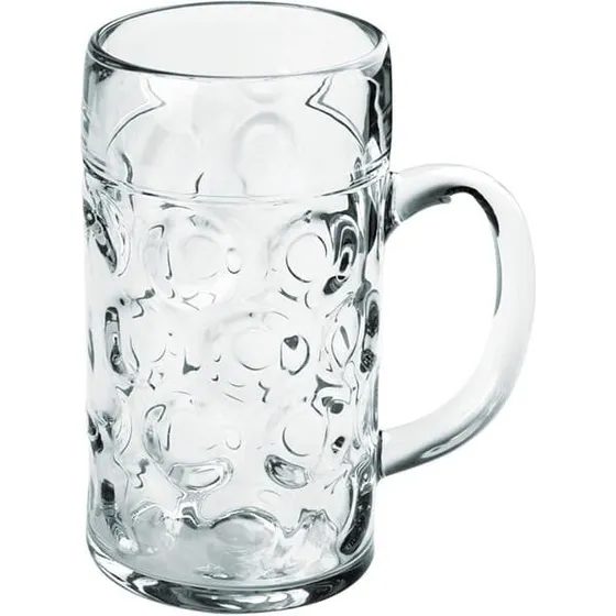 Poly Ølglas med hank 50 cl