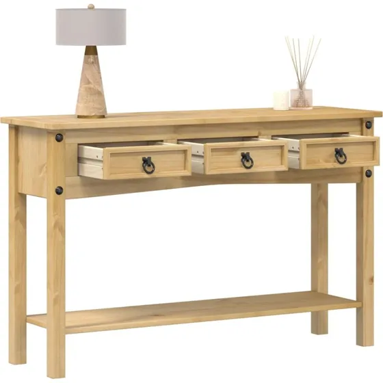 Konsolbord Corona i massivt fyrretræ 114x34,5x73 cm