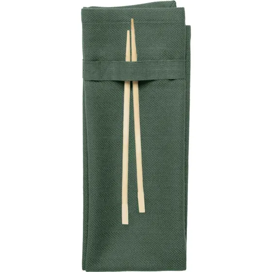 The Organic Company Napkin stofserviet 40x50 cm - Dark Green