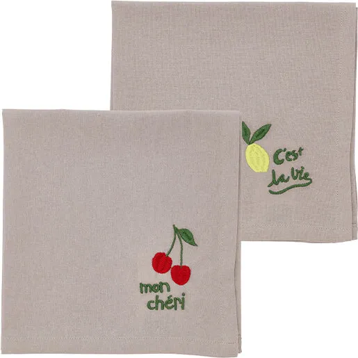 Södahl Bistro stofservietter 40x40 cm 2 stk, Green