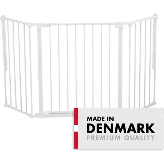 BabyDan Flex M sikkerhedsgitter 90-146 cm – Hvid
