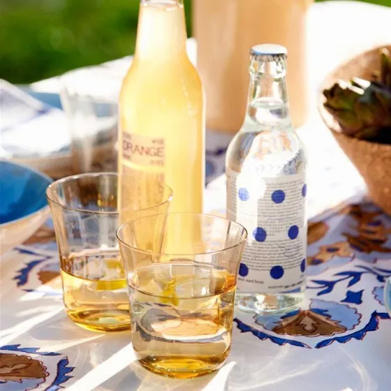 Bungalow Nora drikkeglas, sæt 2 – Straw