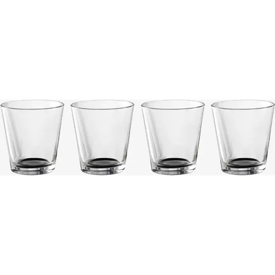 Café lavt vandglas 4 stk, klar