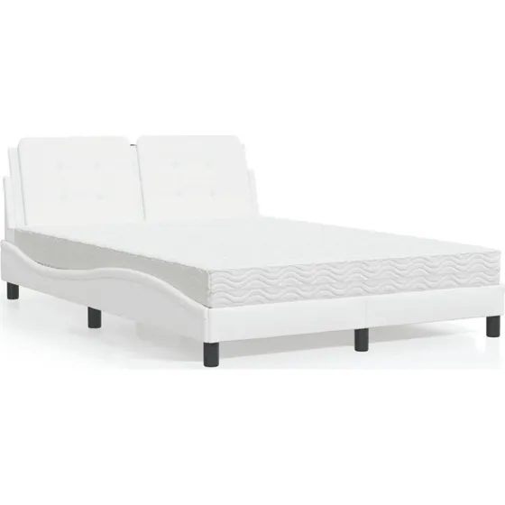 Zadar sengeramme 140x200 cm – hvid kunstlæder