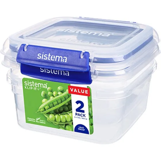 Sistema Square Klip It Plus 2-pack 1,15 L