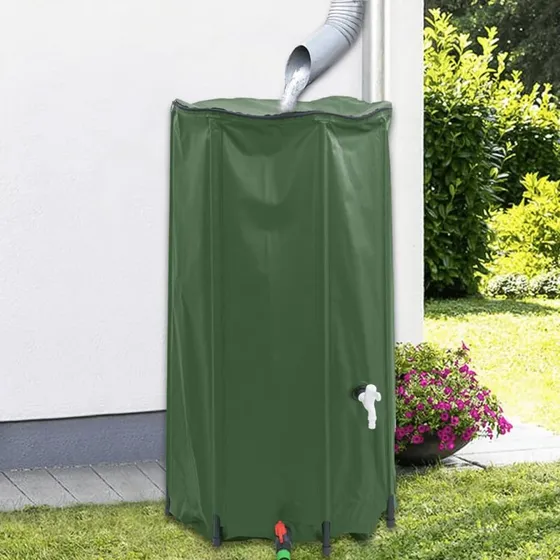 Sammenfoldelig vandtank 100 L med hane  PVC