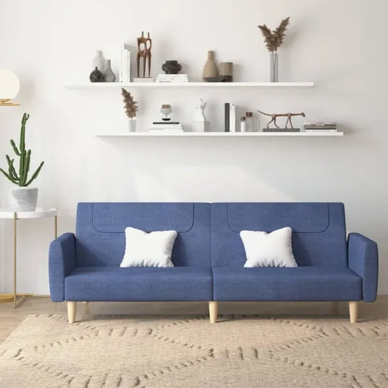2-personers sovesofa i blt stof  ombyggelig daybed