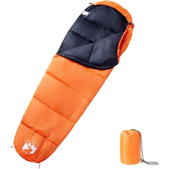 Mumie-sovepose 3-sson til voksne  vandafvisende polyester