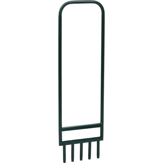 vidaXL plænelufter med 5 hule tænder, pulverlakeret stål