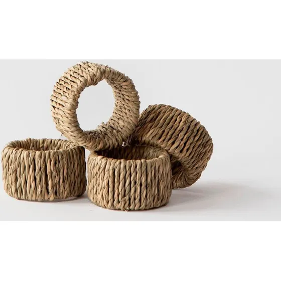 Tell Me More Nori servietringe – natur, håndlavet