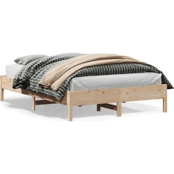 Sengeramme i massivt fyrretræ 150x200 cm (uden madras)